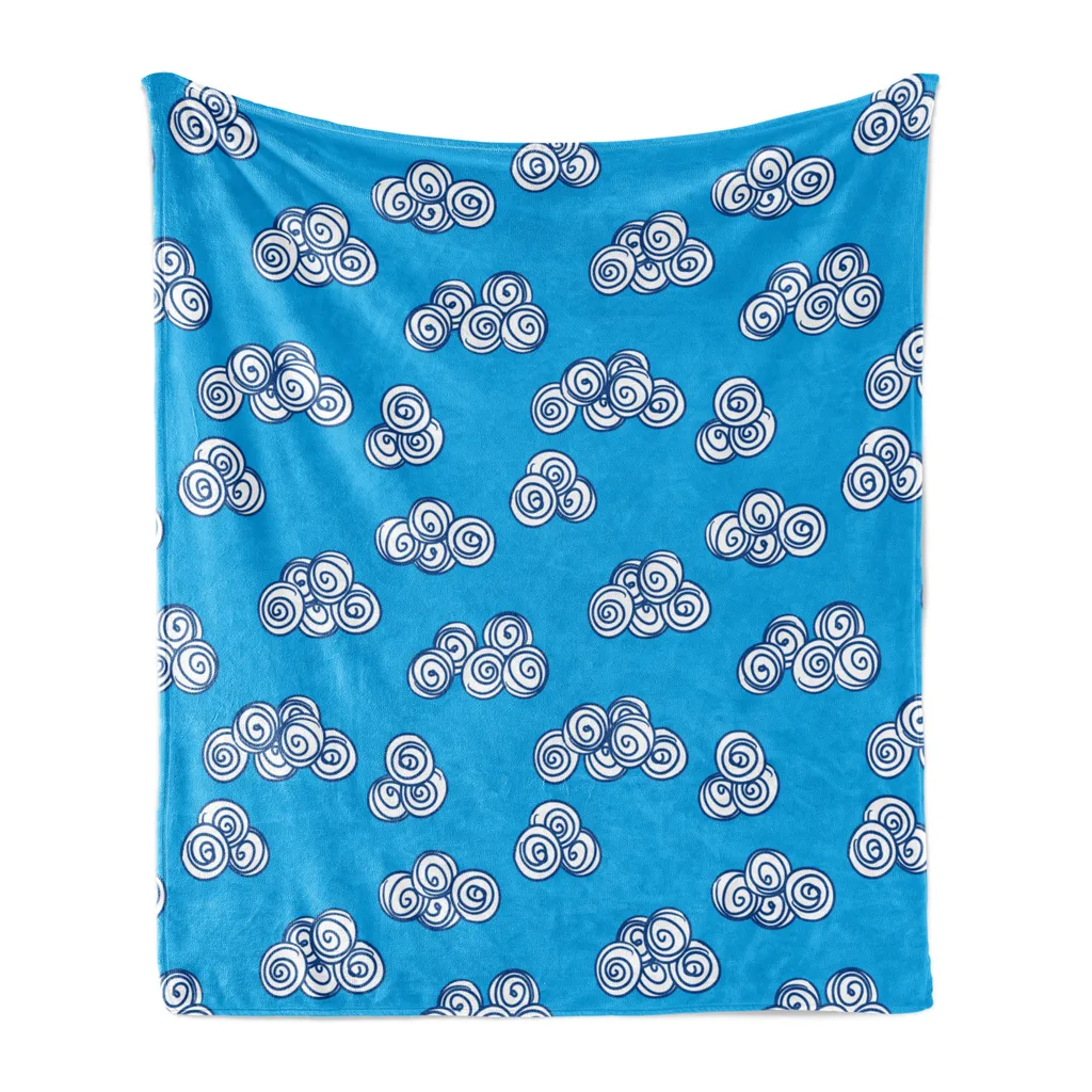 Idea Regalo: Coperta ABAKUHAUS Wolke Azzurra e Bianca 125x175