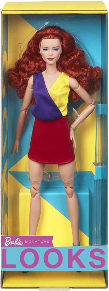 Barbie Looks Signature RUSOVLASKA W CZERWONEJ SPÓDNICY Zdjęcie produktu 