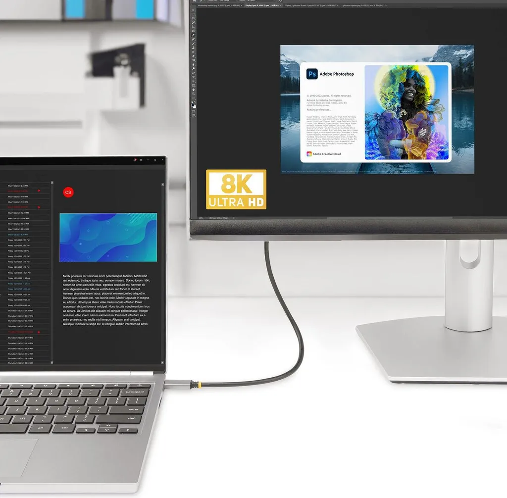 Adaptateur USB-C HDMI 2.1 StarTech 2m : Solution Vidéo 8K Sans Latence - 7