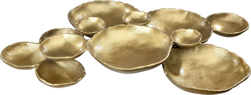 GILDE Schale Multiple - gold - H. 8cm x B. 75cm Produktbild 