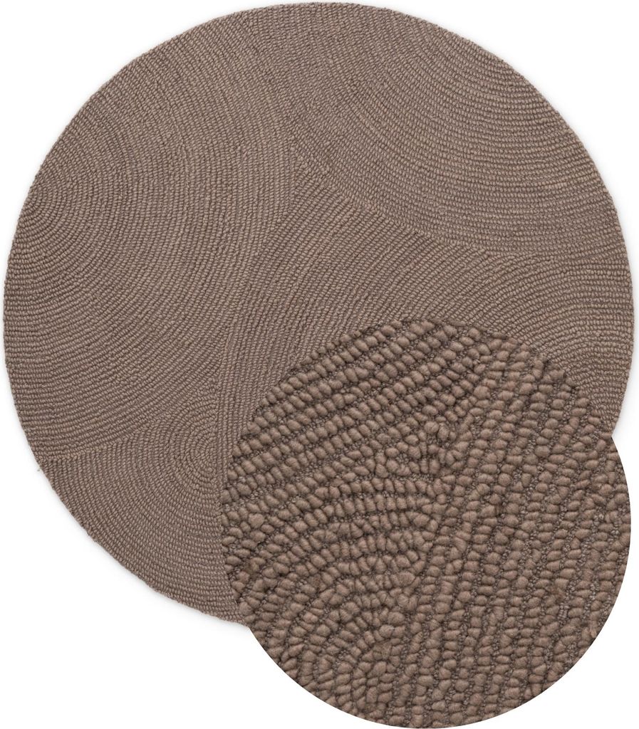 Hanse Home Calmio Wollteppich Calmio Taupe Produktbild 