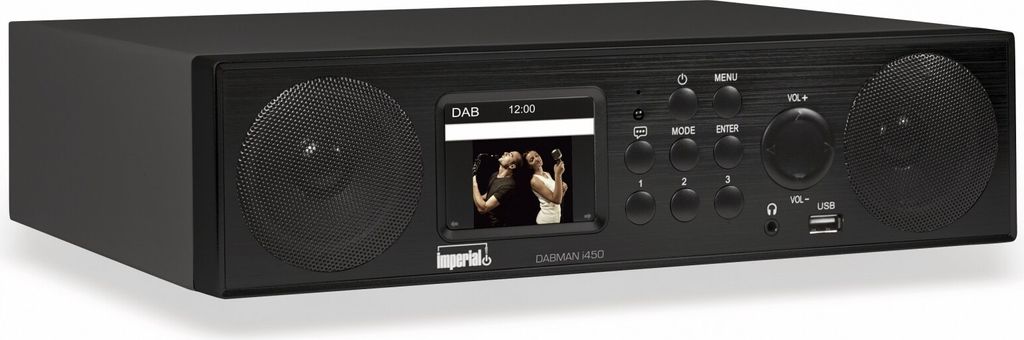 imperiální internetové rádio DABMANN i450 černé Obrázek produktu 8