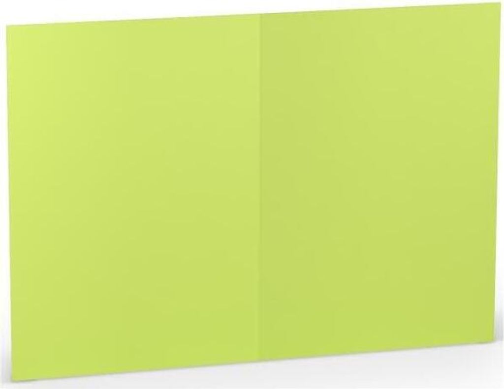Rössler 16407222, Standard-Grußkarte, Herzlichen Glückwunsch, Limette, Papier, 220 g/m², 100 Stück(e)