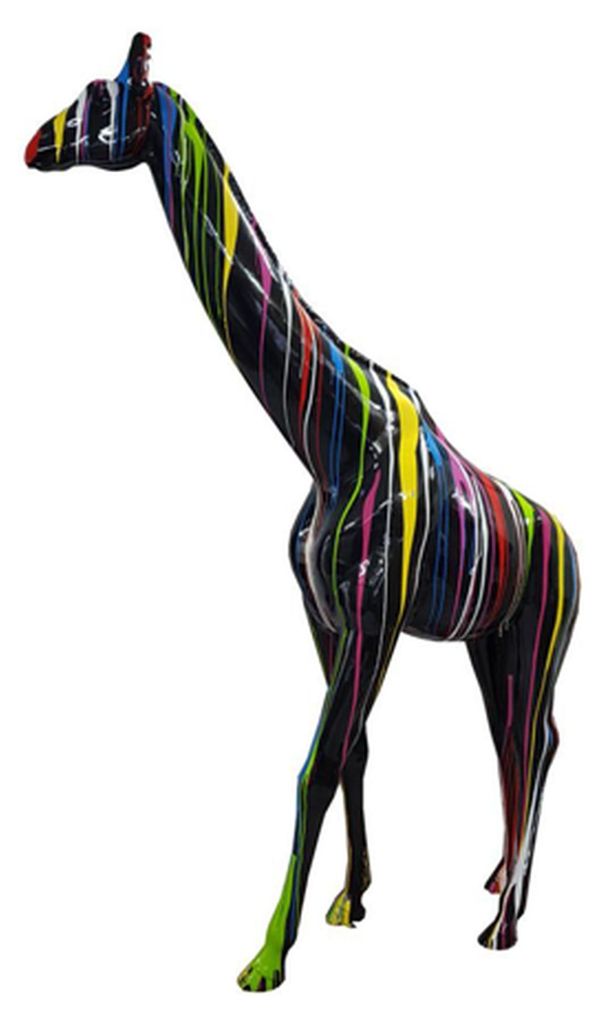 Moderne Skulptur Giraffe Dekoration Figur Kunststoff Statuen Deko Statue 320cm