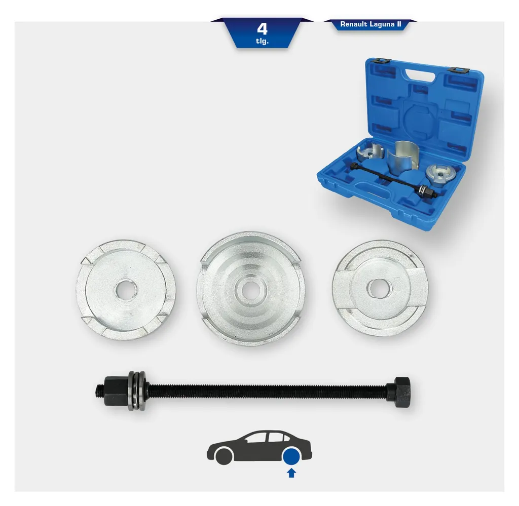Jeu d'outils de montage Silentlager pour silent bloc et bagues châssis