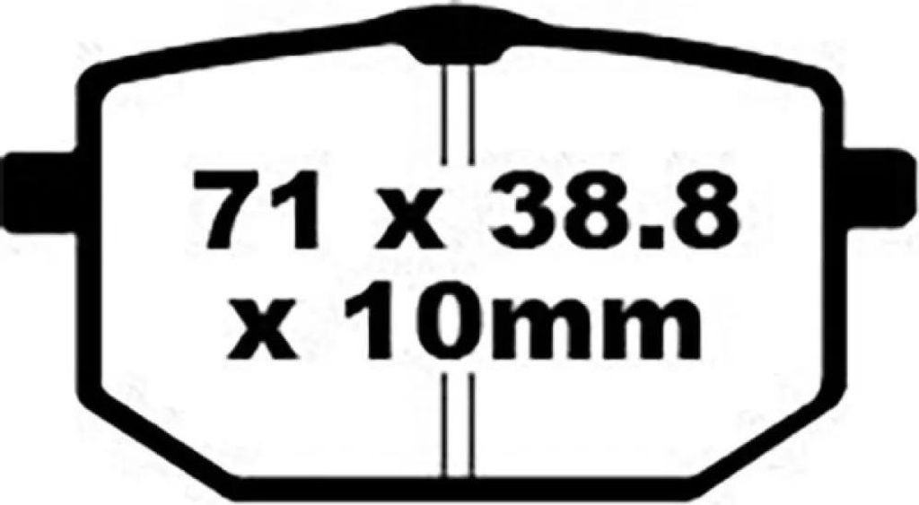 FA118 EBC Blackstuff Bremsbeläge