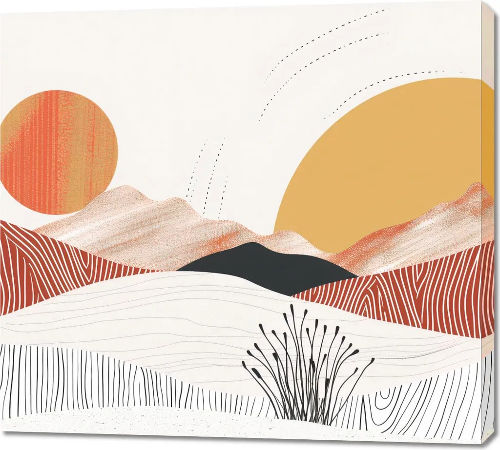Cadre déco salon Lumière du soleil dansante, grand format 100 x 90