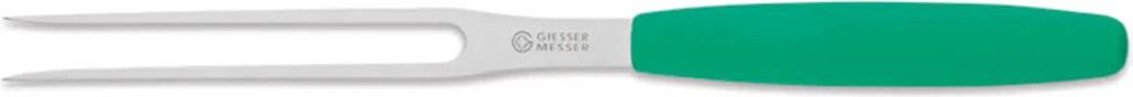 Giesser Messer Serviergabel Wurstgabel Fleischgabel Gabel 13 cm Farbe Grün