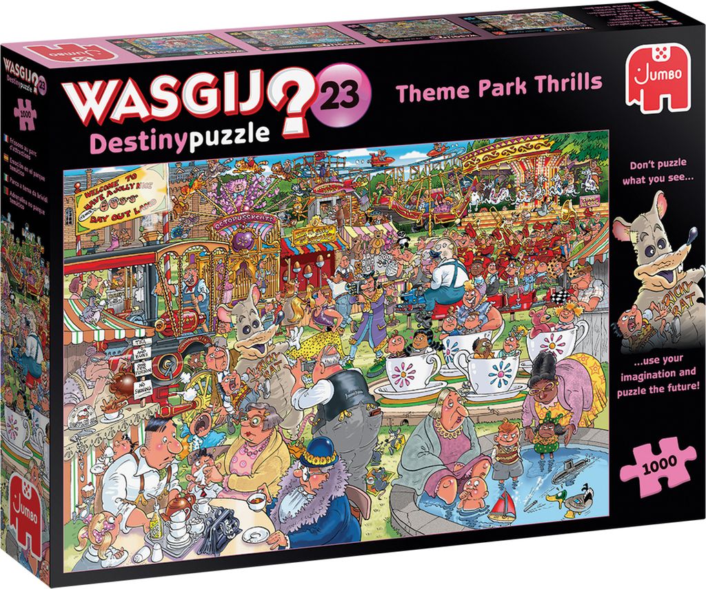 Jumbo Wasgij Puzzle - Theme Park Thrills 1000 dílků Image du produit 