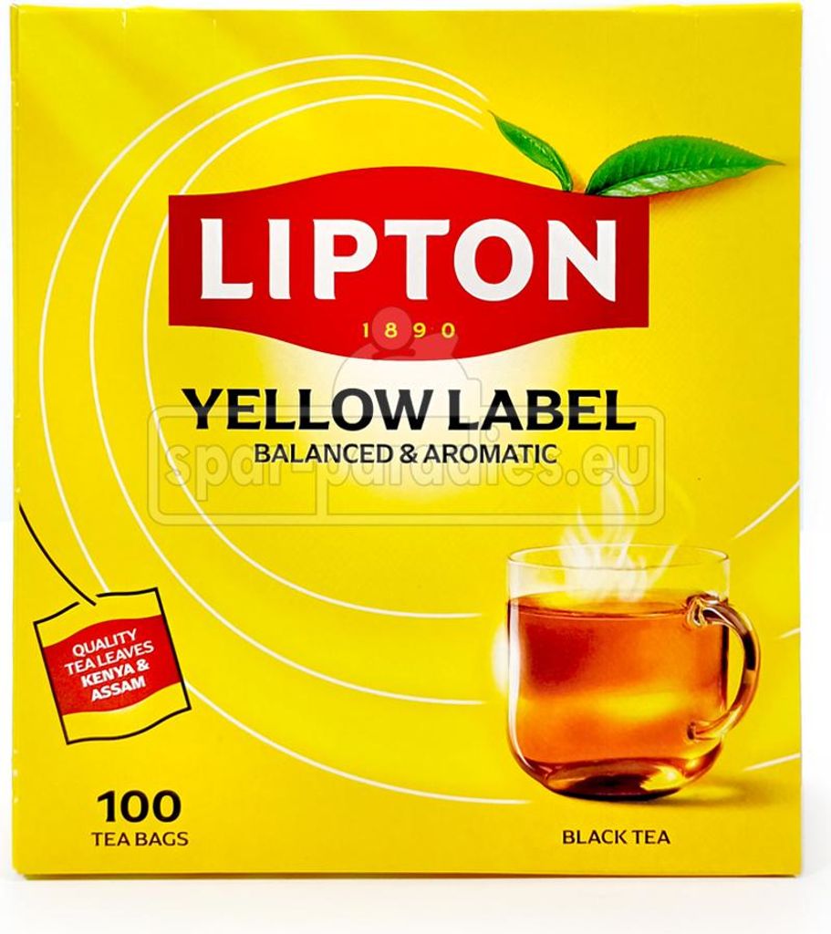Lipton Yellow Label Schwarztee, 100er Pack