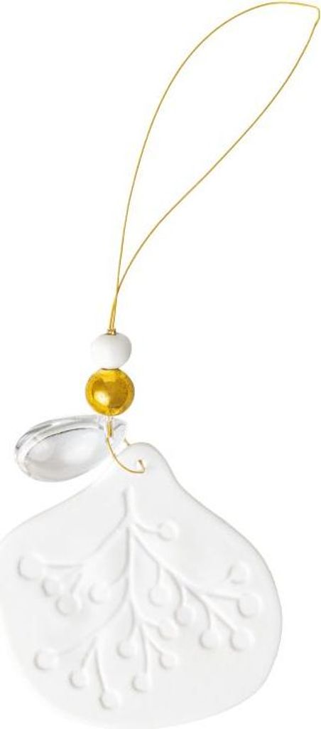 Räder Winterzauber Porzellanornament Beerenzweig 5,5x6cm