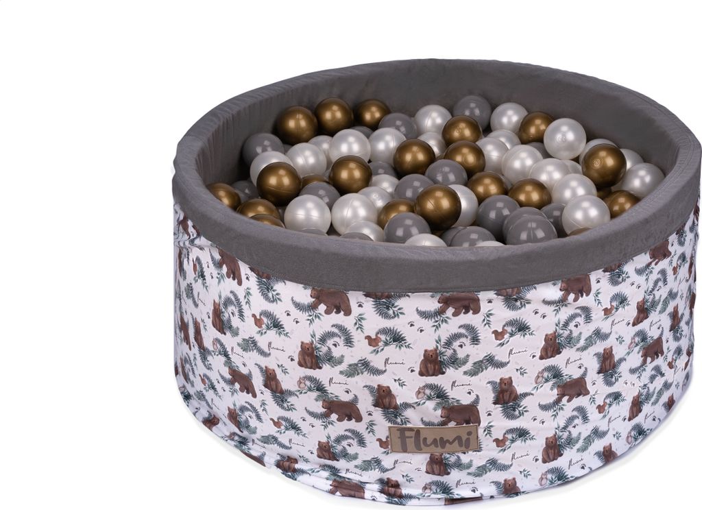 Flumi Veľký suchý bazén s loptičkami 90x40 s 200 loptičkami Obrázok produktu 
