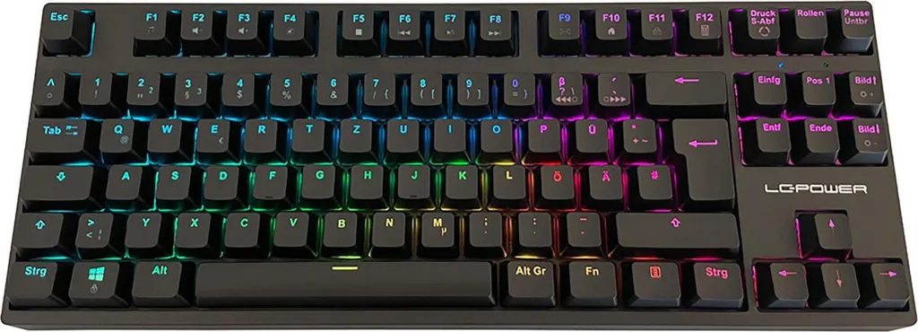 Clavier TKL LC-KEY-MECH-2-RGB-C-W LC Power avec Switchs Gateron Red