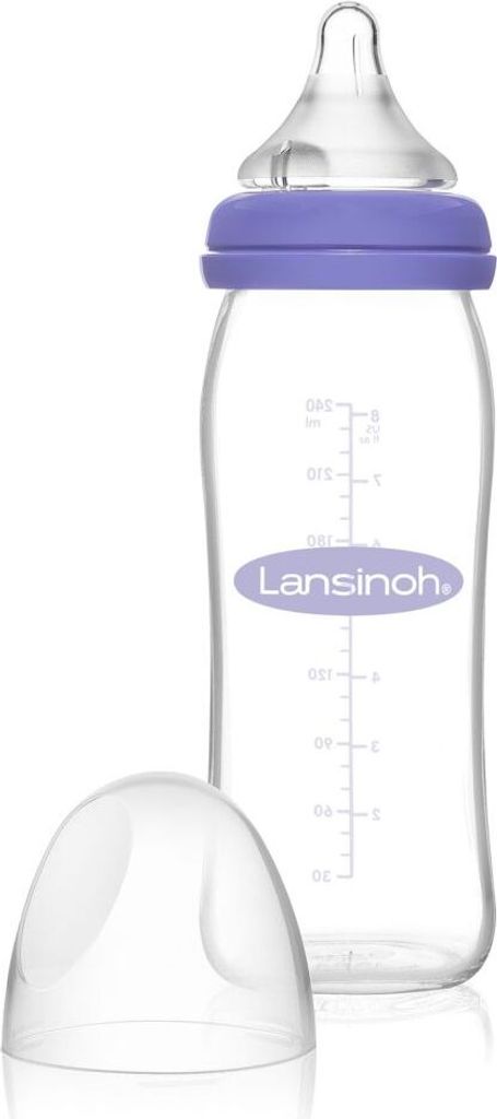 Lanisnoh Glas-Flasche 240ml mit NaturalWave® Produktbild 