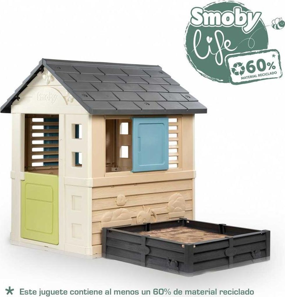 Cucina Estiva SMOBY Per Casette - Con Griglia E Lavandino, 17 Accessori, Per Bambini
