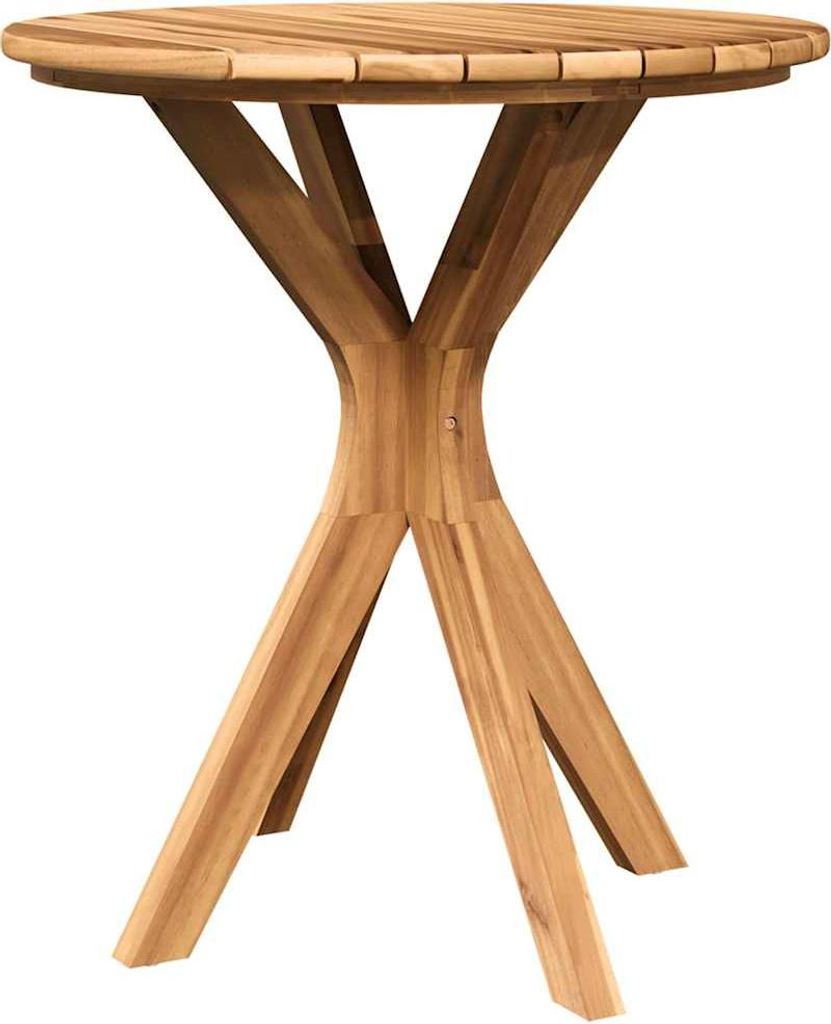 (Robust Möbel)Garten-Esstisch/Garten-Beistelltisch 4 Personnnes - elegantes Design - Braun 70x70x75cm Massivholz Teak - Gartentische DEMöbel4...