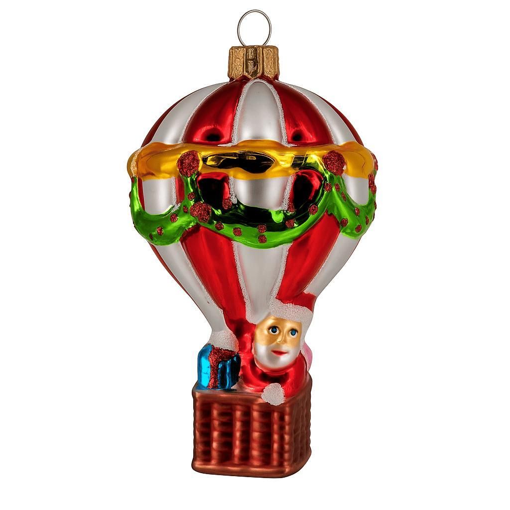 Weihnachtskugel Christbaumkugel Christbaumschmuck Baumschmuck Heißluftballon