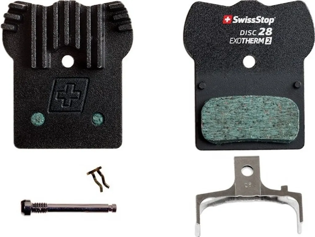 Plaquettes de frein à disque pour vélo SwissStop Disc 28 EXOTherm2 Alu
