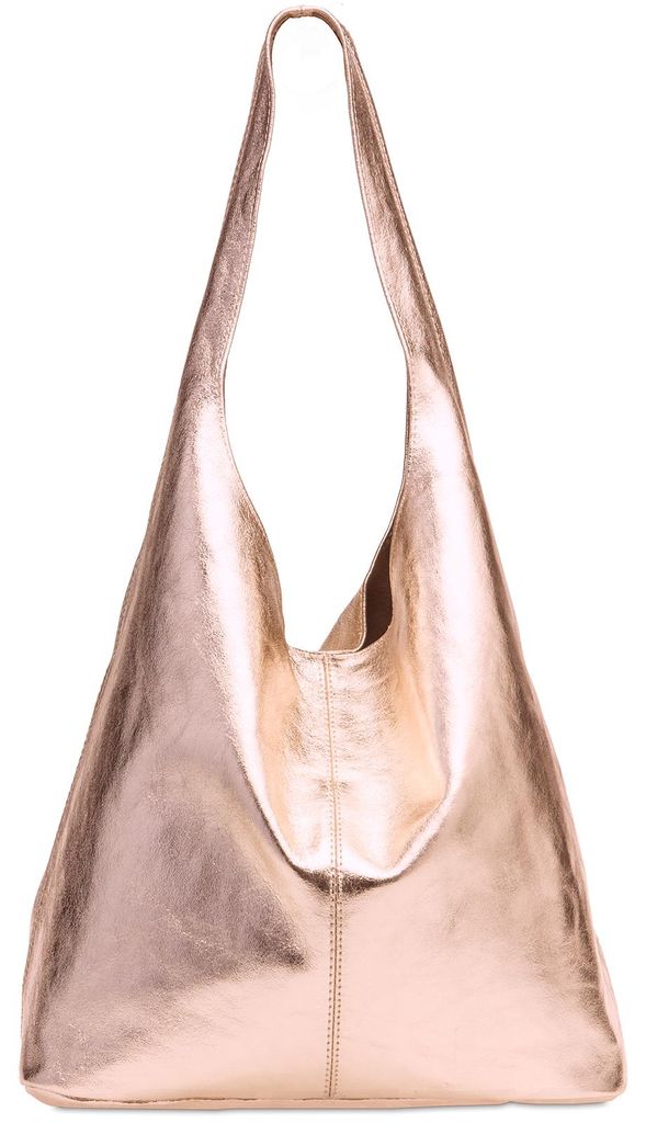 Caspar große Damen Wildleder Tasche Hobo Bag Shopper - Produktbild 