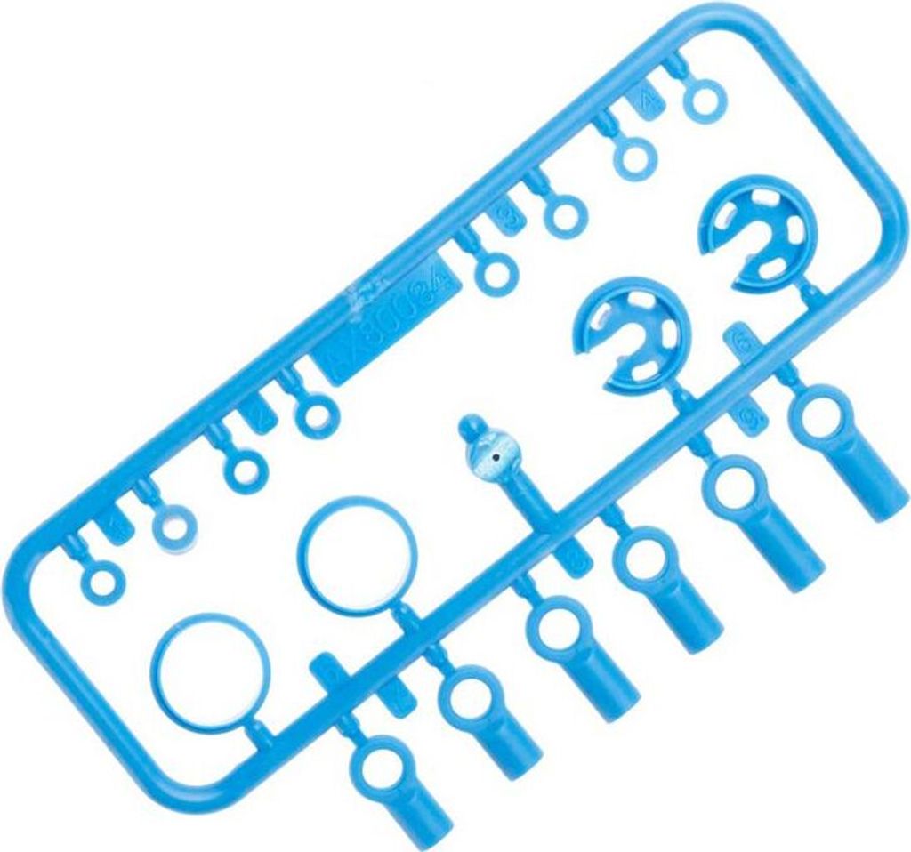 Axial AX31300 10mm Shock Parts Tree 2 Blue
