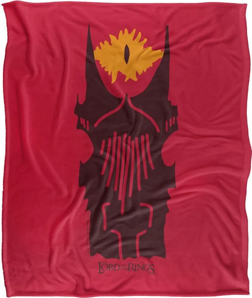 Plaid Lord Of The Rings Œil de Sauron TV18789 Couverture Polaire de Collection