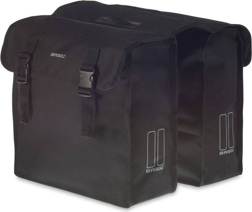 Basil Doppelpacktasche Mara XL 13x35x30 cm 35 L, schwarz Produktbild 