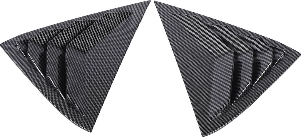 1 Paar hintere Seitenfenster-Lamellen, Sichtschutz, Temperatur reduzieren, Lüftungsschlitze, Schattenabdeckung, Rollo für Fiesta MK7 7,5 2008 bis...