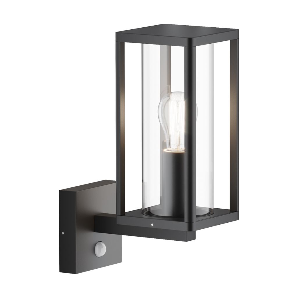 Maytoni Outdoor Wandleuchte Cell 1x E27 excl. Graphit aus Aluminum und Kunststoff 2180 Lumen 15W für Küche, Schlafzimmer, Wohnzimmer, Esszimmer, ...