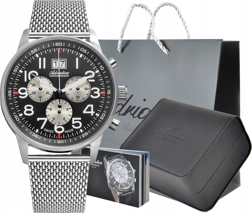 Adriatica Herrenuhr A1076.5124CH silber