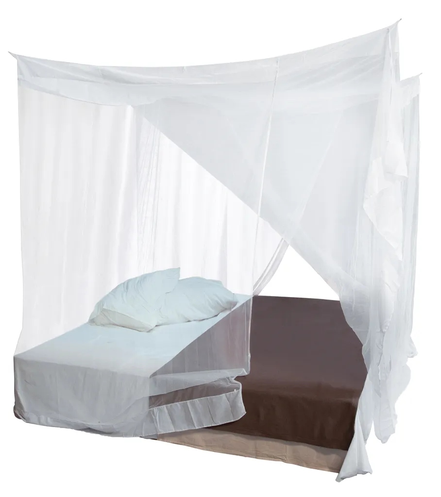 Grande Moustiquaire de Lit 2 Personnes XXL Blanche Deconet en 210x240 cm
