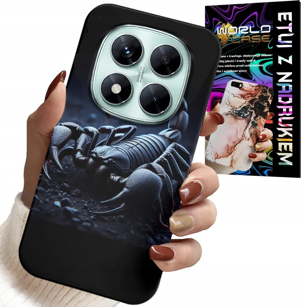 Custodia Protettiva Scorpione Xiaomi Note 14 Pro+ 5G + Pellicola Idrogel
