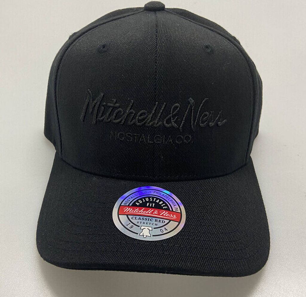 Mitchell & Ness Stretch Snapback Cap - PINSCRIPT schwarz Obrázok produktu 