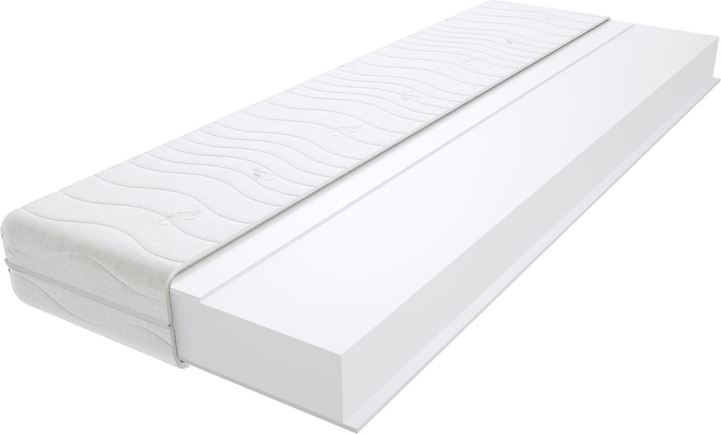 Schaumstoff Matratze 70x140 cm Doppelmatratze, H3 Mittelfest Komfortschaummatratze 15 cm Hoch mit Klimafaser, Hypoallergen, HR-Schaum, Wendematratz...