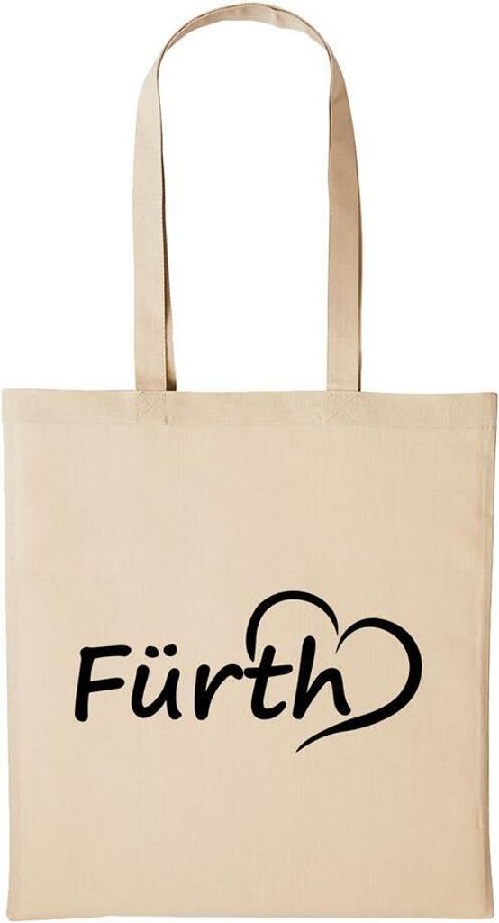 Huuraa Baumwollbeutel Fürth Geschenk Einkaufstasche Natural Produktbild 