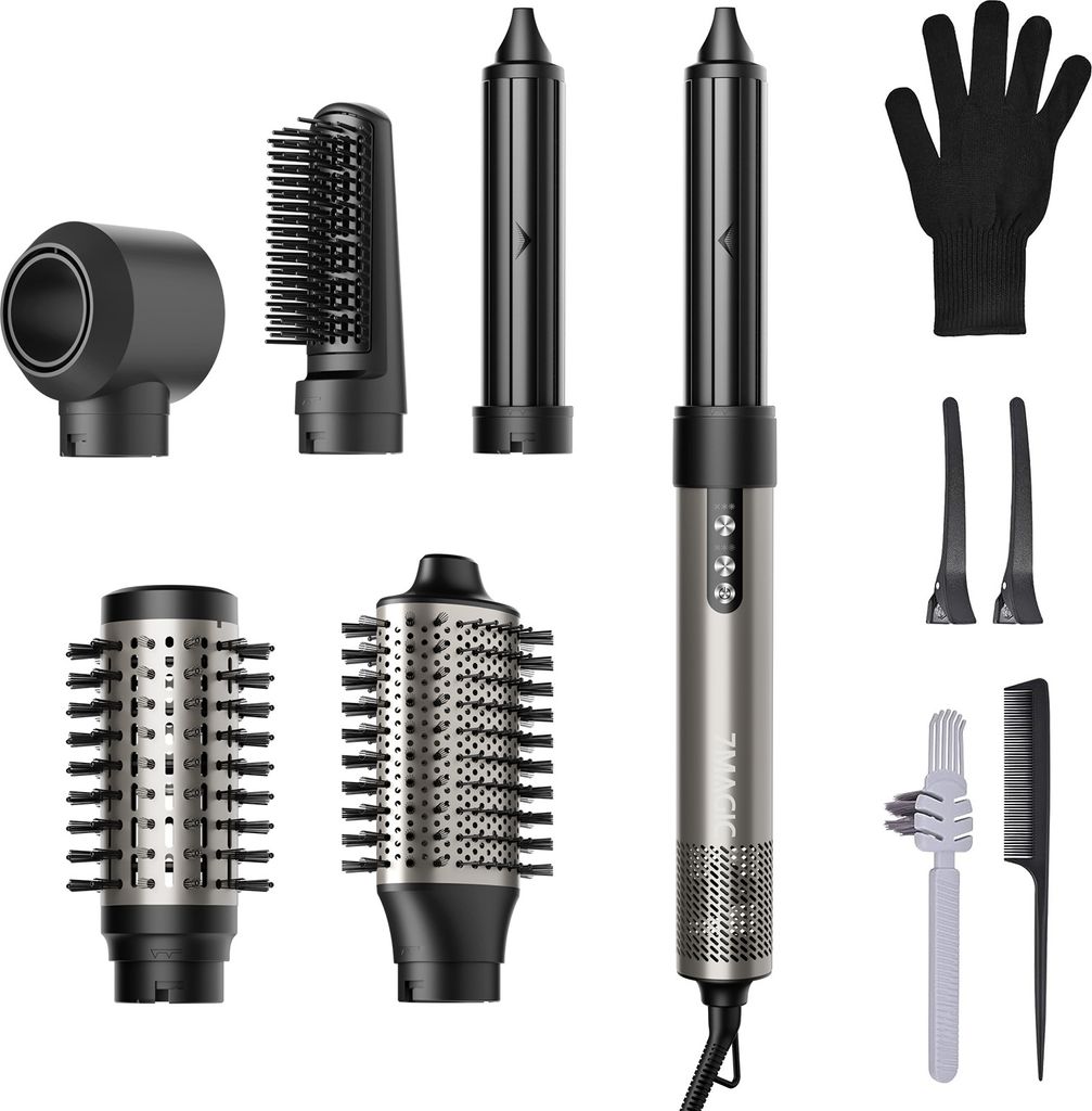 7MAGIC 6 in 1 Warmluftbürste Set, Haarstyler mit 6 Produktbild 