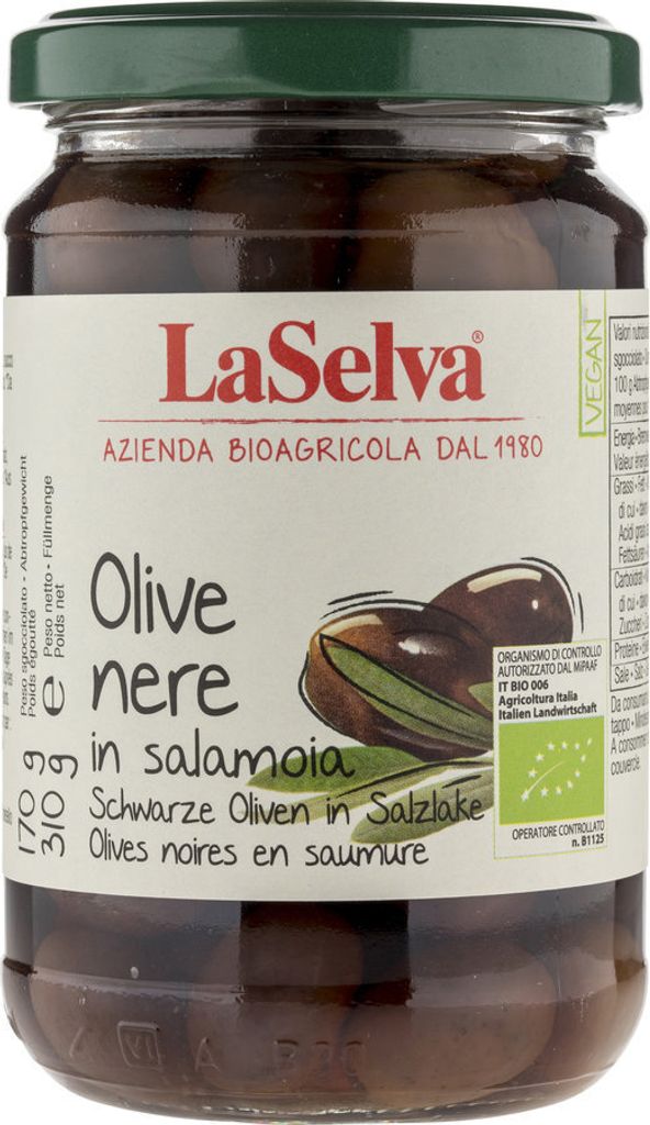 Olivy Nere marinované, 310 g, balení 2 kusů Obrázek produktu 