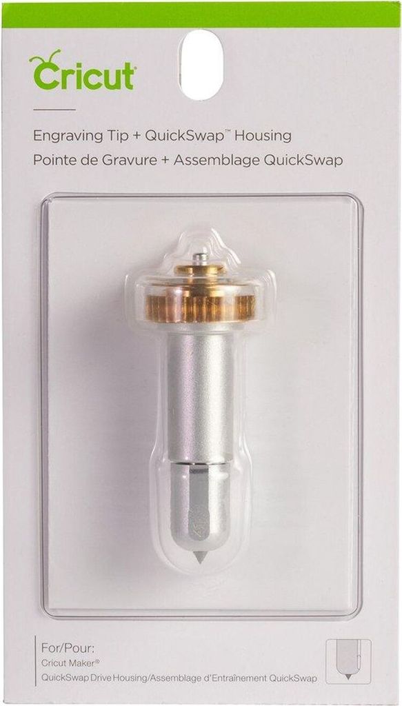 Cricut Engraving Tip + QuickSwap Housing, Silber, 1 Produktbild 