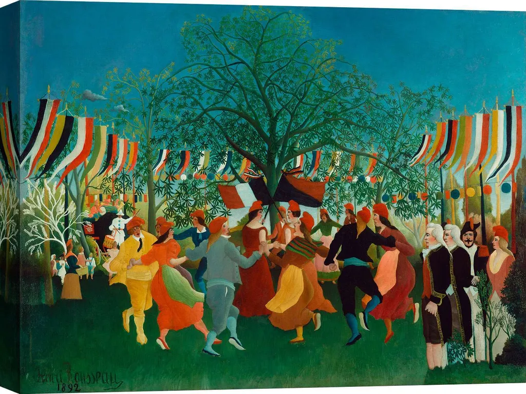 Décoration Salon Toile Henri Rousseau A Centennial of Independence 120x90