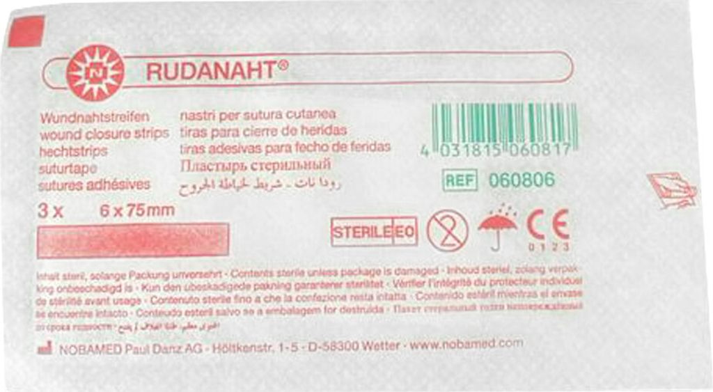 Noba Rudanaht sterile Wundnahtstreifen, Wundversorgung, Produktbild 2