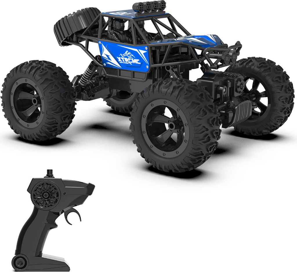 Ferngesteuertes Auto, Allrad-Gelaendewagen, 2,4 GHz Legierung, Kletterauto, Spielzeugauto, Fahrzeug, Geschenke fuer Kinder und Erwachsene, Dual-Con...