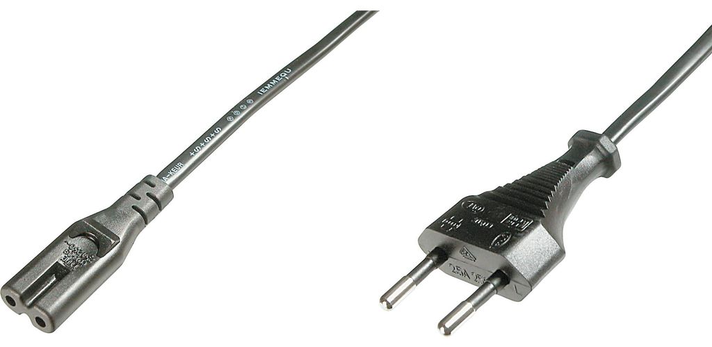 Digitus Europäisches Netzanschlusskabel, Kabel, (1,80 Meter