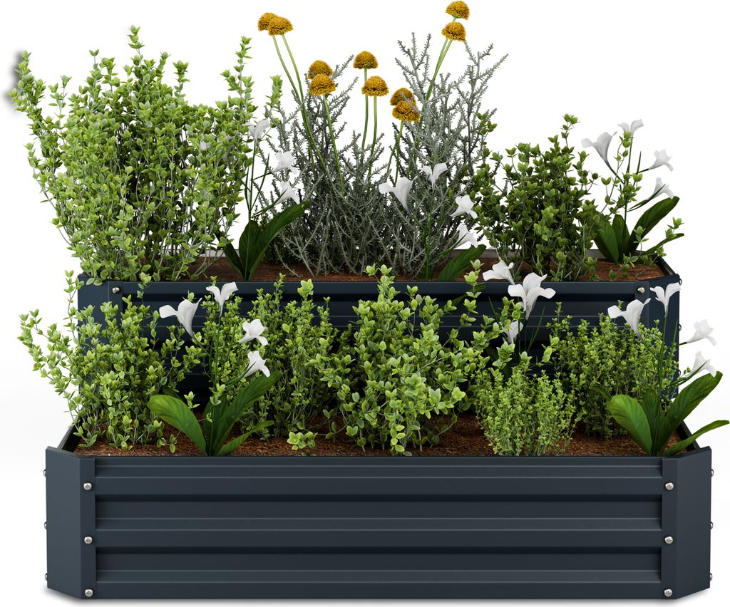 Blumfeldt High Grow vyvýšený záhon, 2 úrovně, odolný vůči Obrázek produktu 