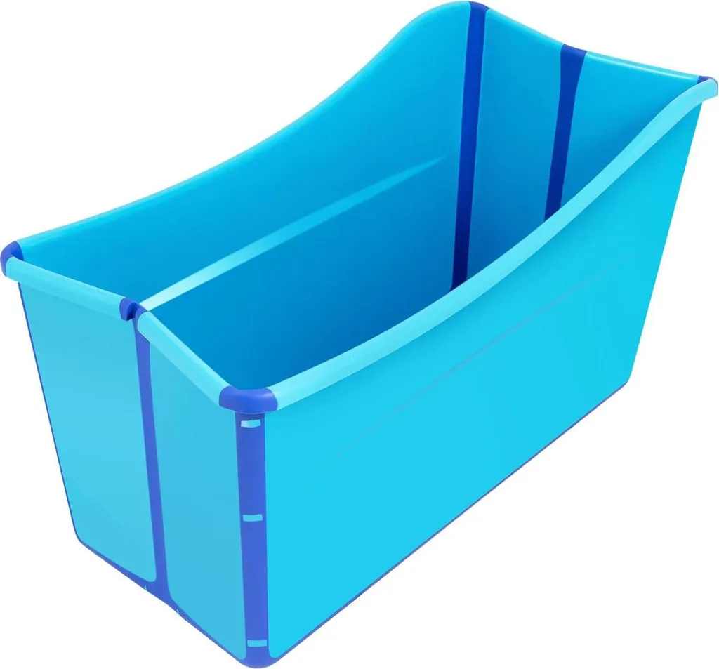 Baignoire pliable portable en plastique PP TPE bleu - Haute qualité