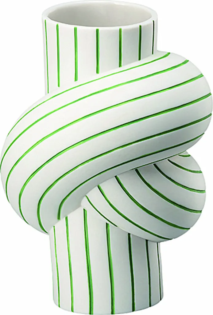 Petit Vase Rosenthal Node Stripes Apple 12 cm : Déco Moderne Facile