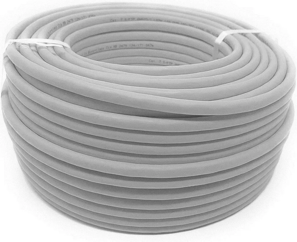 Techly ITP8-FLU-0100 Câble Réseau Gris 100m Cat5e U/UTP Haute Qualité