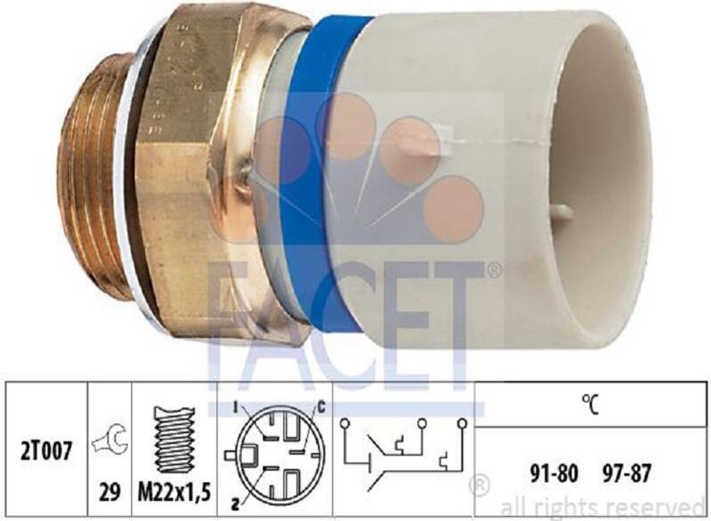 Temperaturschalter, Kühlerlüfter