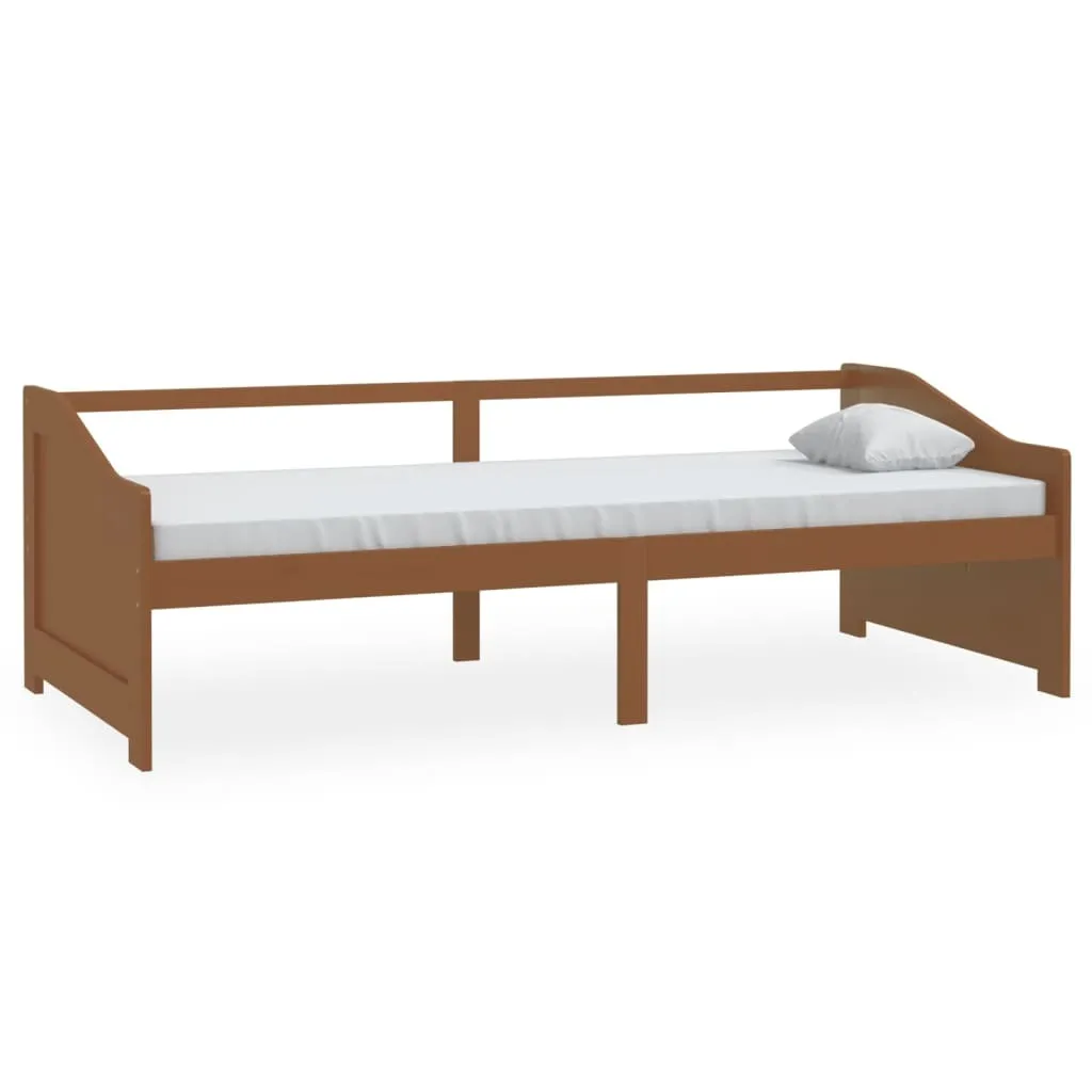 Lit de jour 90x200 cm bois massif miel : fini les lits d'appoint fragiles