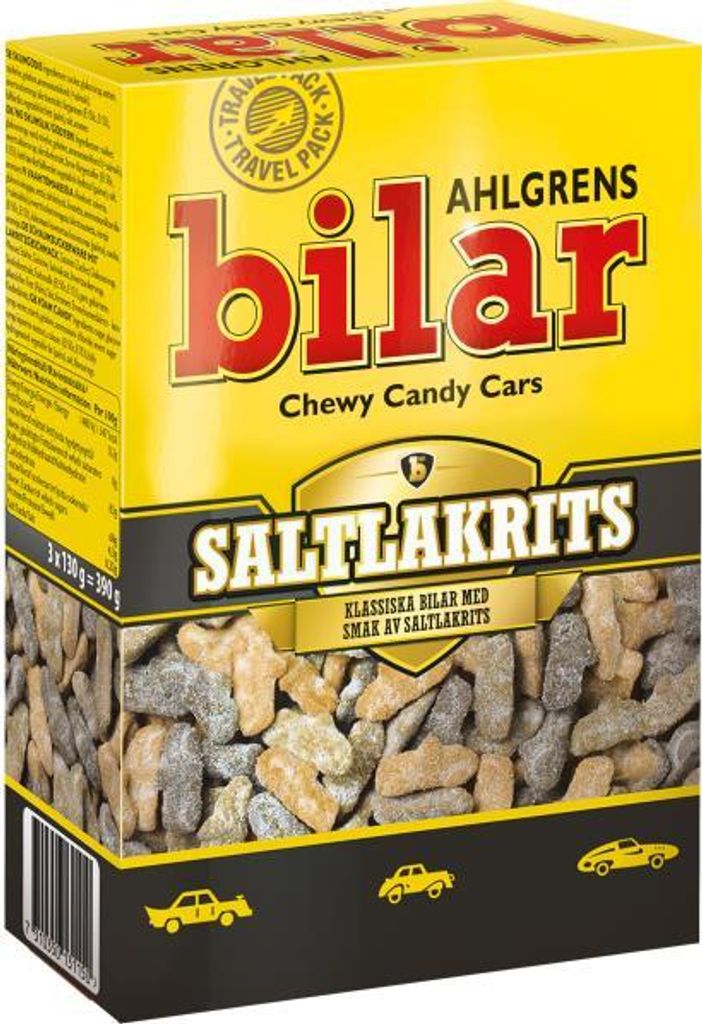 Ahlgrens Bilar Saltlakrits 390g