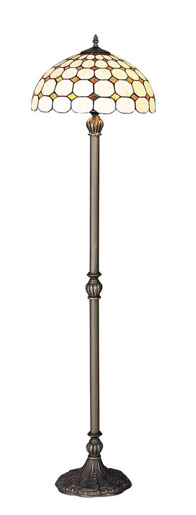 Rabalux 8078 Stehlampe Marvel, E27, bronze-silber-mehrfarbig, rund, Klassisch, ø400mm