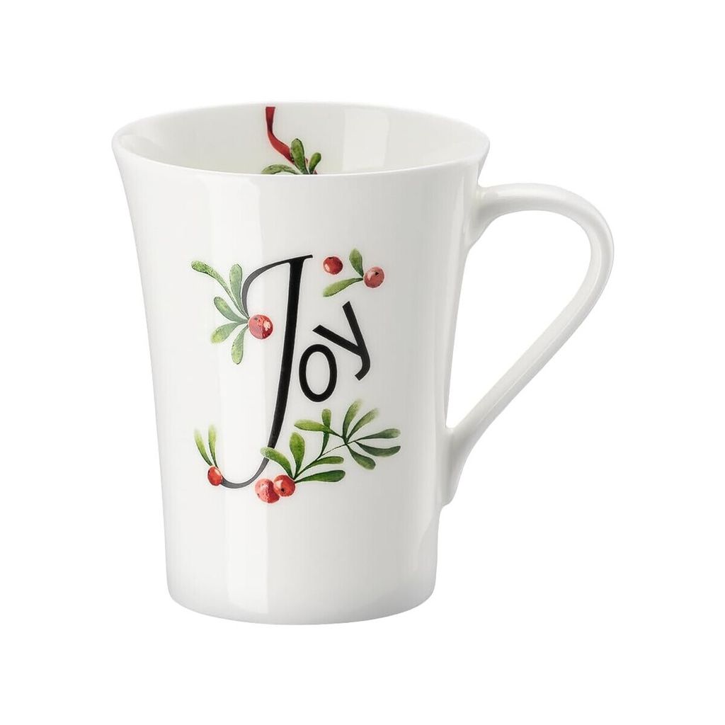 Hutschenreuther Vorteilset 2 Stück My Christmas Mug Becher mit Henkel Holy Christmas 02048-727447-15505 und Geschenk + Spende